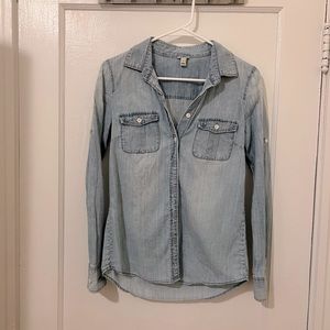 jcrew chambray button up